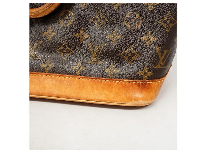 Sac à main Louis Vuitton Alma Monogram Marron - vue 8