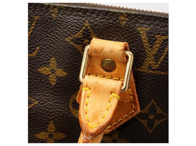 Sac à main Louis Vuitton Alma Monogram Marron - vue 9