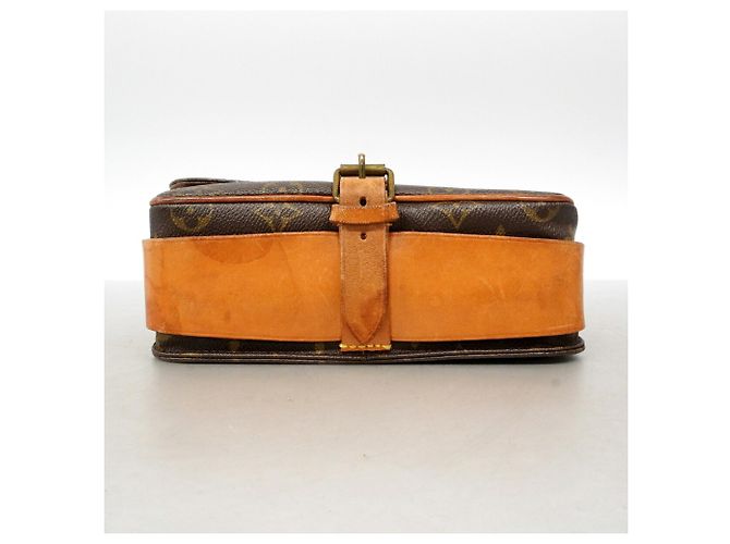 Bolso de hombro Louis Vuitton Monogram Cartouchiere MM Castaño - vista 3