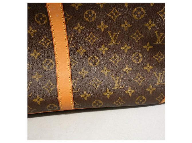 Borsa Louis Vuitton Brown Boston Monogram Sirius 60 Marrone - vista 11