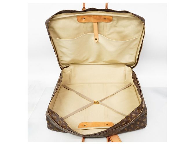 Borsa Louis Vuitton Brown Boston Monogram Sirius 60 Marrone - vista 4