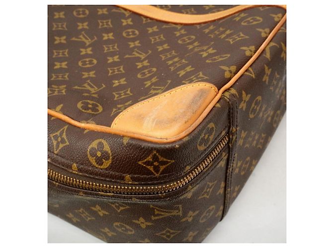 Borsa Louis Vuitton Brown Boston Monogram Sirius 60 Marrone - vista 6