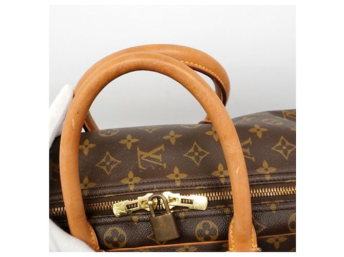 Borsa Louis Vuitton Brown Boston Monogram Sirius 60 Marrone - vista 8