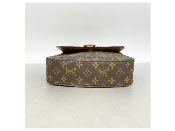 Bolso de hombro Louis Vuitton Monogram Saint Cloud GM Castaño - vista 3