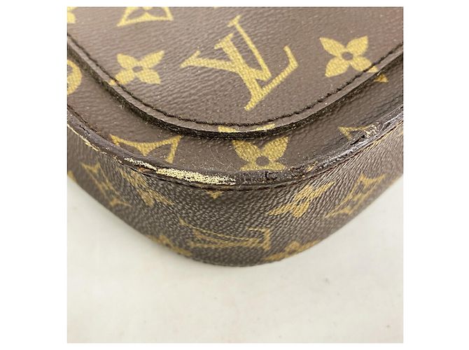 Bolso de hombro Louis Vuitton Monogram Saint Cloud GM Castaño - vista 6