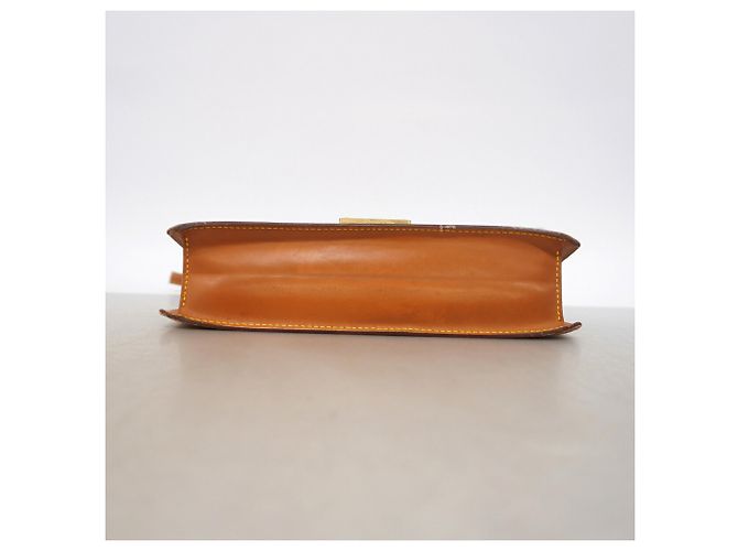 Louis Vuitton Epi Pochette Sellier Dragonne Clutch Bag Marron - vue 3
