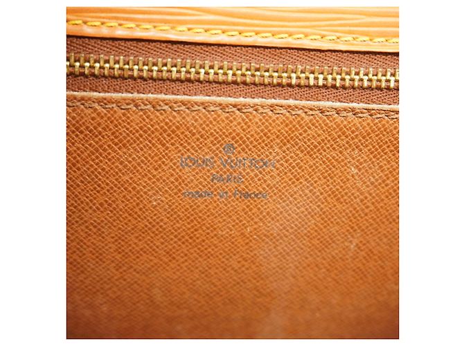 Louis Vuitton Epi Pochette Sellier Dragonne Clutch Bag Marron - vue 5