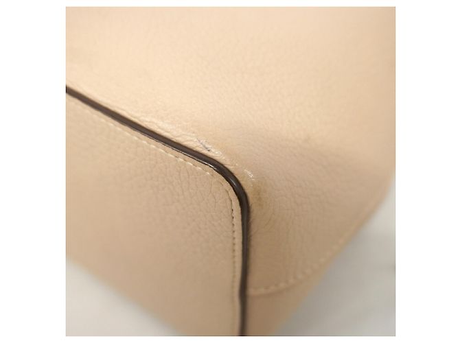 Louis Vuitton Nano Lock Me Bucket Schultertasche Beige - Ansicht 6