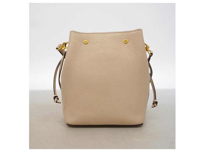Louis Vuitton Nano Lock Me Bucket Schultertasche Beige - Ansicht 9