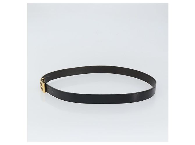 Hermès Hermes Buckle Belt Leather Thin Black - view 3