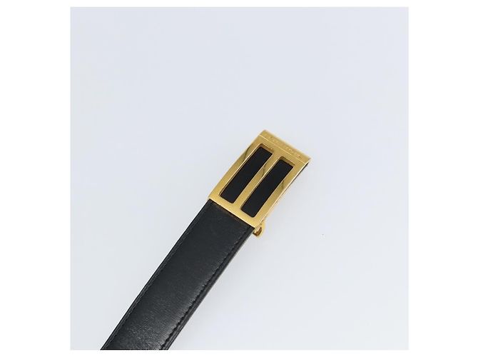 Hermès Hermes Buckle Belt Leather Thin Black - view 6
