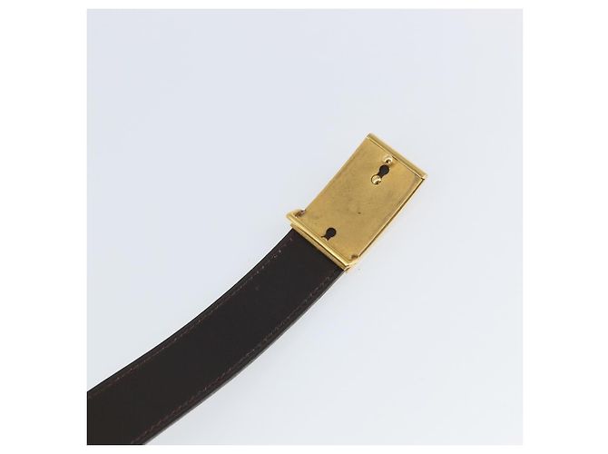 Hermès Hermes Buckle Belt Leather Thin Black - view 7