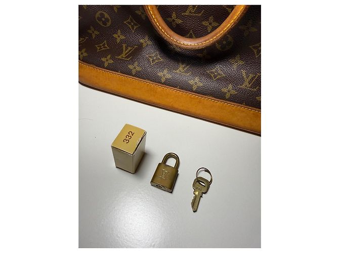 Sac Louis Vuitton Alma PM Monogram Couro Castanho Marrom Monograma - vista 3