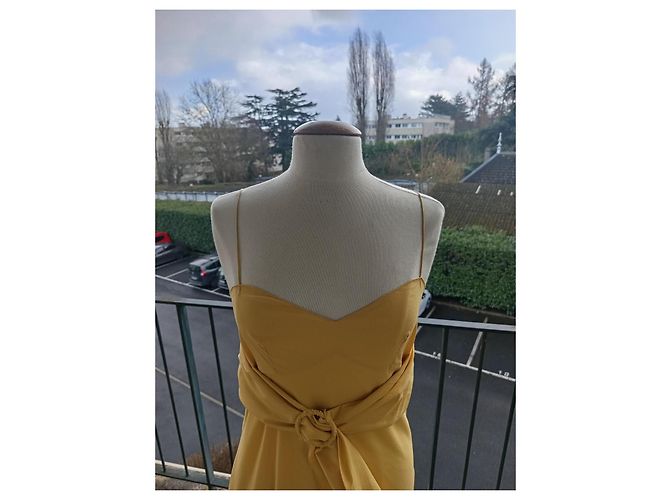 Vestido amarillo Prada de algodón - vista 2