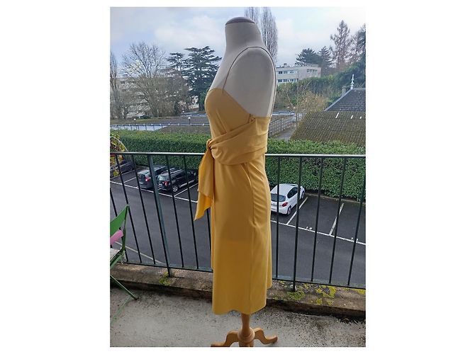 Vestido amarillo Prada de algodón - vista 5
