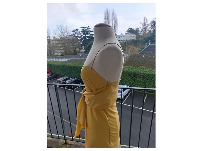 Vestido amarillo Prada de algodón - vista 6