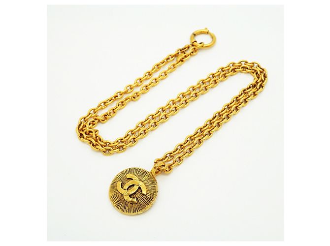 Collana Chanel placcata oro D'oro - vista 3
