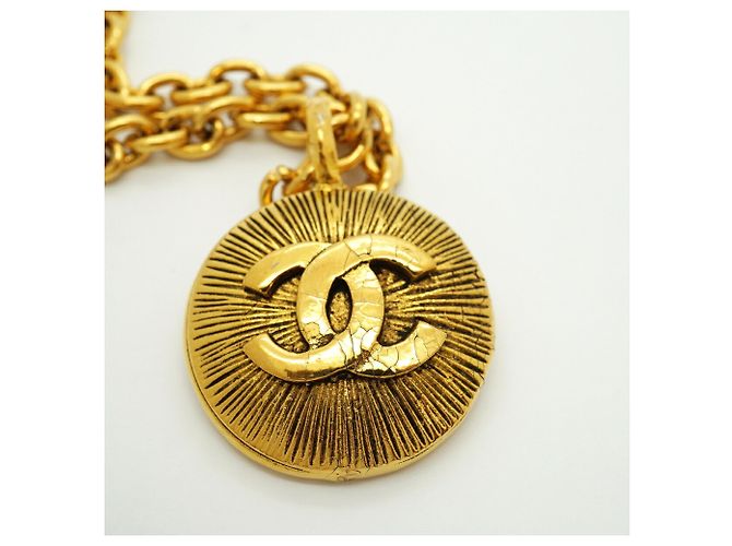 Collana Chanel placcata oro D'oro - vista 7