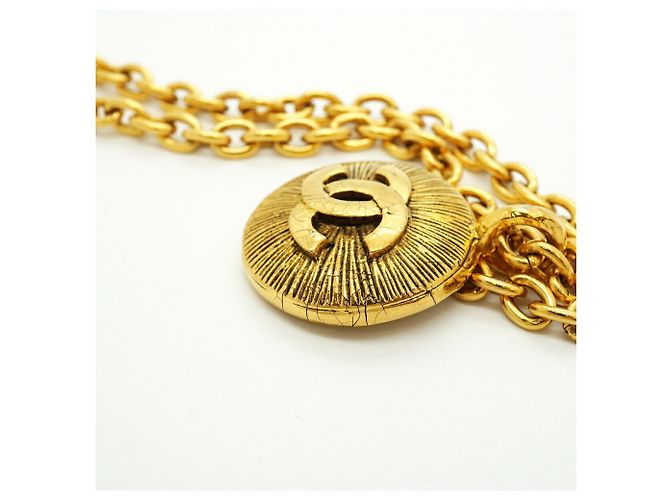 Collana Chanel placcata oro D'oro - vista 8