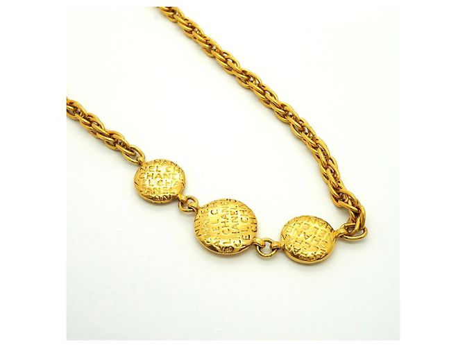 Collana Chanel Mademoiselle placcata oro D'oro - vista 2