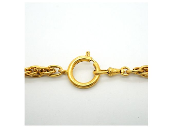 Collana Chanel Mademoiselle placcata oro D'oro - vista 4