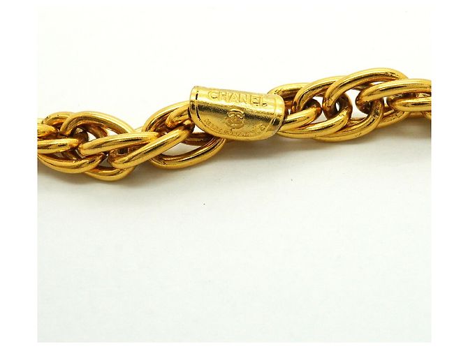 Collana Chanel Mademoiselle placcata oro D'oro - vista 6
