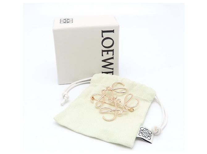 Broche Anagram em latão Loewe - vista 4