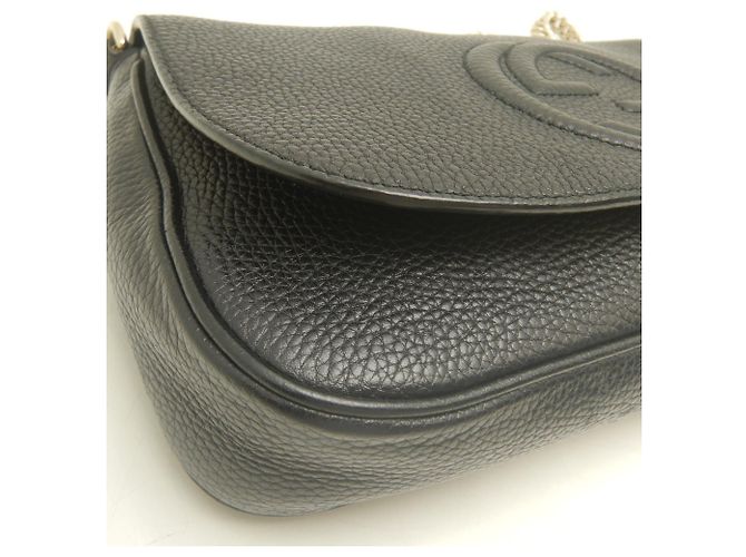 Sac à épaule Gucci Soho Interlocking G Noir - vue 10