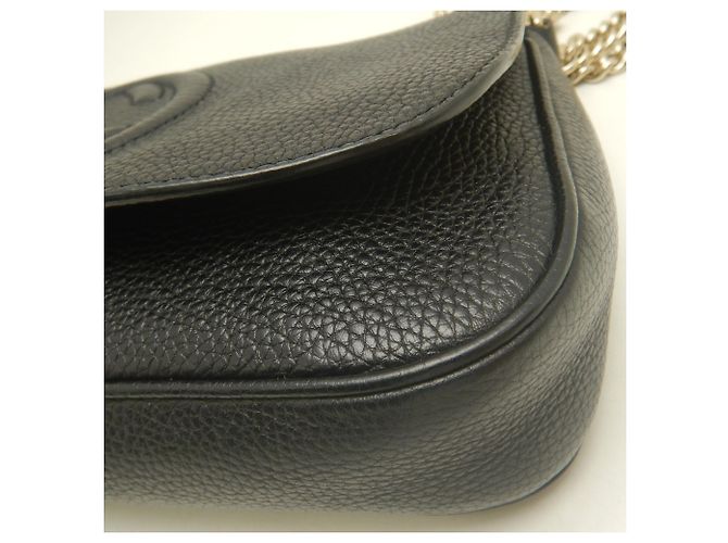 Sac à épaule Gucci Soho Interlocking G Noir - vue 11