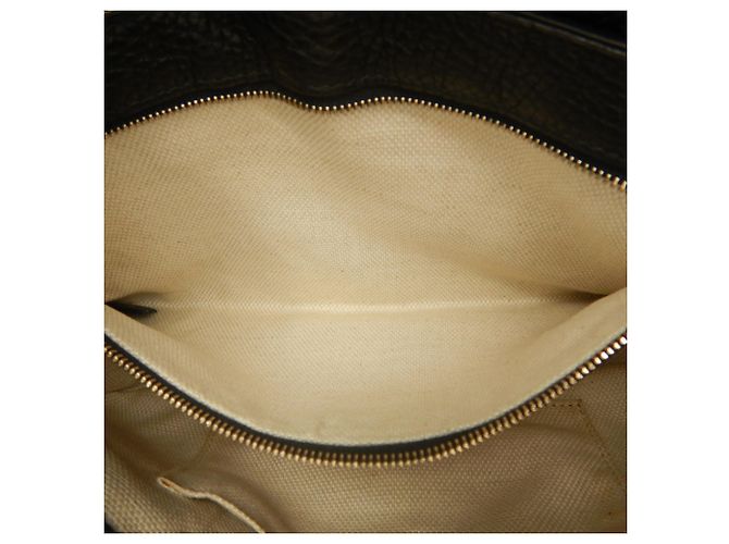 Sac à épaule Gucci Soho Interlocking G Noir - vue 18