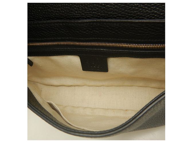 Sac à épaule Gucci Soho Interlocking G Noir - vue 6