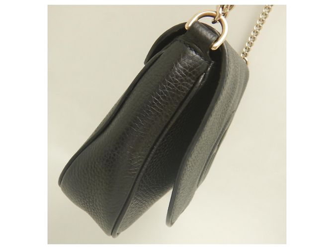Sac à épaule Gucci Soho Interlocking G Noir - vue 8