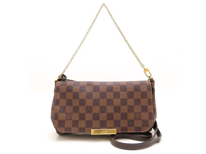 Louis Vuitton Damier Favorite MM Schultertasche Damier ebene - Ansicht 2