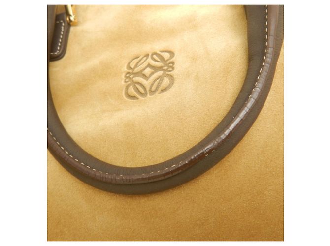 Borsa Loewe Amazona 32 Marrone - vista 9