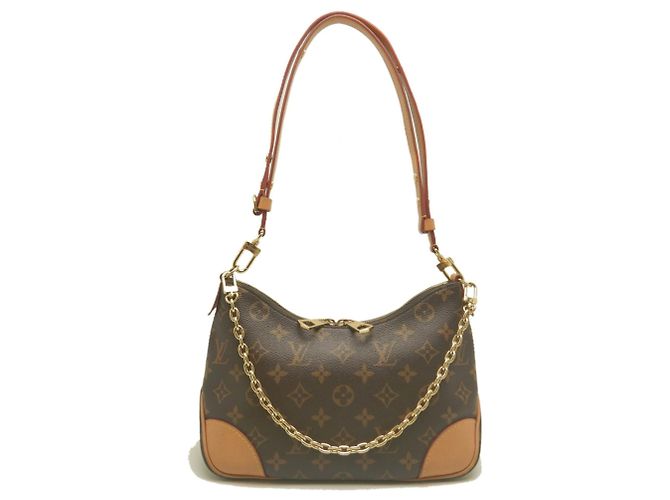 Bolso de hombro Louis Vuitton Monogram Boulogne PM Castaño Monograma - vista 2