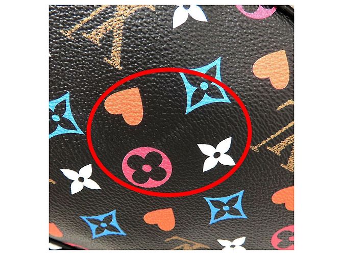 Saco Tote Louis Vuitton Monogram Game On Neverfull PM Preto Monograma - vista 11