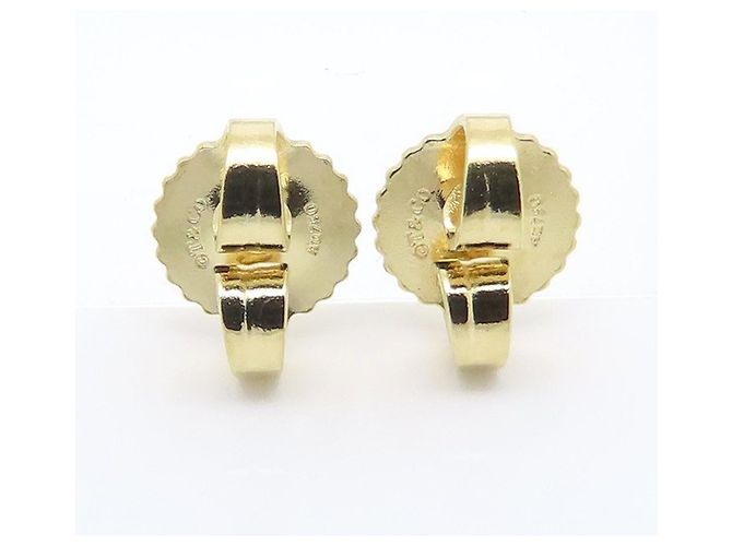 Autre Marque Pendientes trepadores Tiffany Olive Leaf en oro amarillo de 18K - vista 7