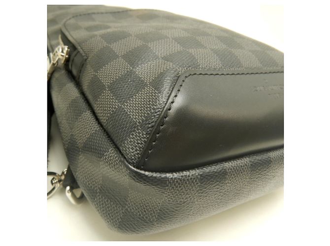 Bolso bandolera Louis Vuitton Damier Graphite Avenue Negro Damier ebene - vista 12