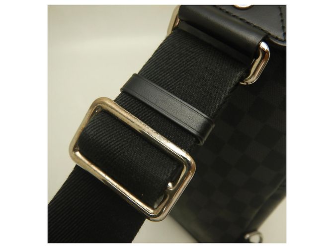 Bolso bandolera Louis Vuitton Damier Graphite Avenue Negro Damier ebene - vista 9