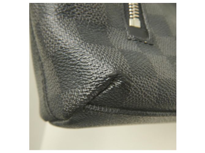 Louis Vuitton Damier Graphite Mick PM Schultertasche Schwarz Damier ebene - Ansicht 14