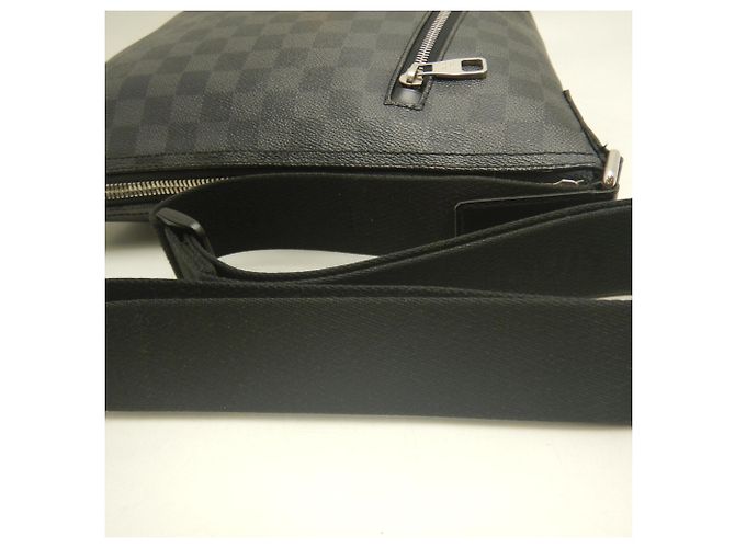 Louis Vuitton Damier Graphite Mick PM Schultertasche Schwarz Damier ebene - Ansicht 7
