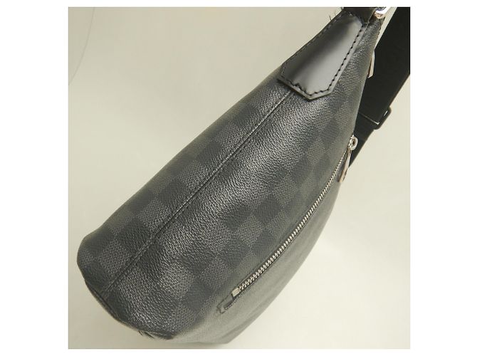 Louis Vuitton Damier Graphite Mick PM Schultertasche Schwarz Damier ebene - Ansicht 9