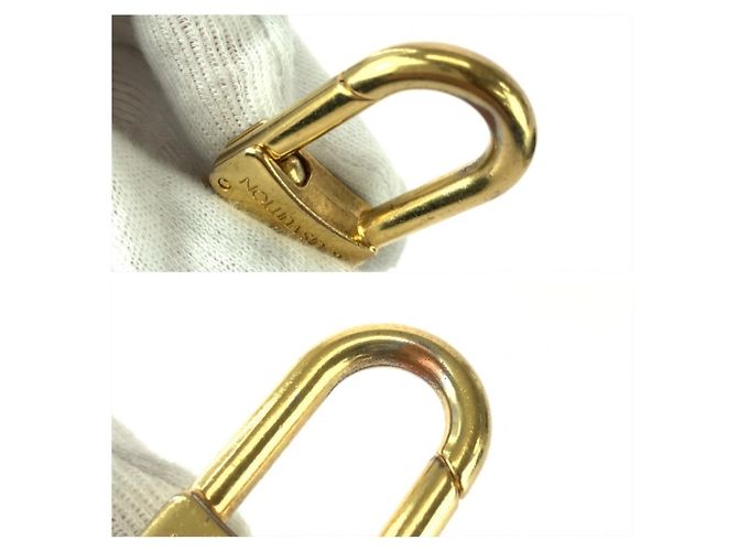 Chaveiro Louis Vuitton x Supreme Marrom Dourado - vista 5