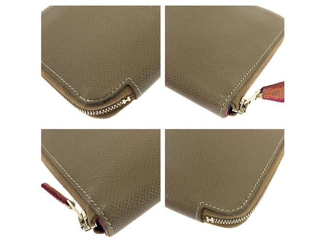 Hermès Cartera Larga Hermes Azap Gris Gris pardo - vista 4
