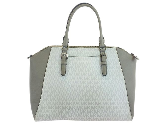 Bolsa Michael Kors Ciara em branco e cinza Marrom - vista 2
