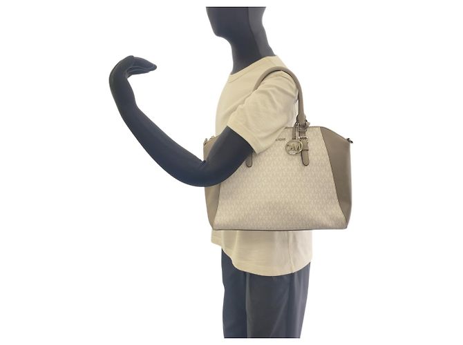 Bolsa Michael Kors Ciara em branco e cinza Marrom - vista 5