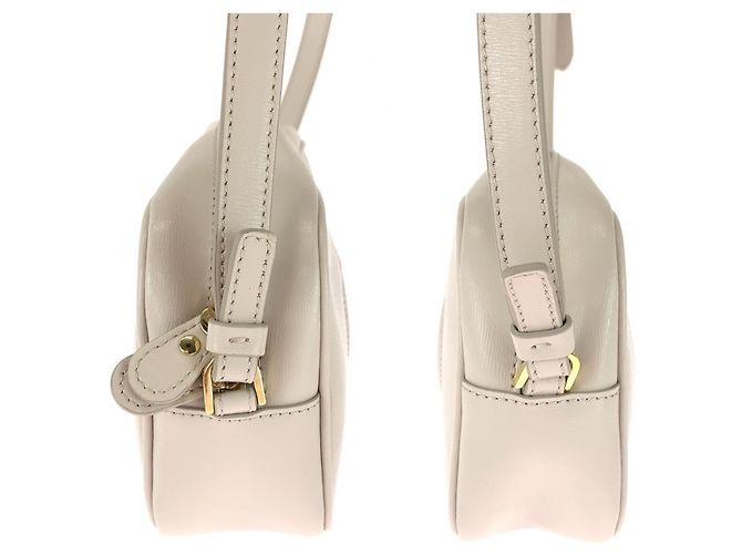 Borsa a tracolla Salvatore Ferragamo Gancini City Beige - vista 8