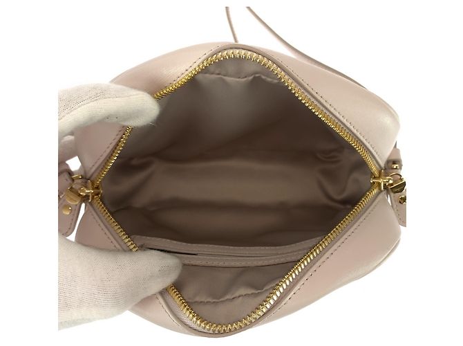 Borsa a tracolla Salvatore Ferragamo Gancini City Beige - vista 9