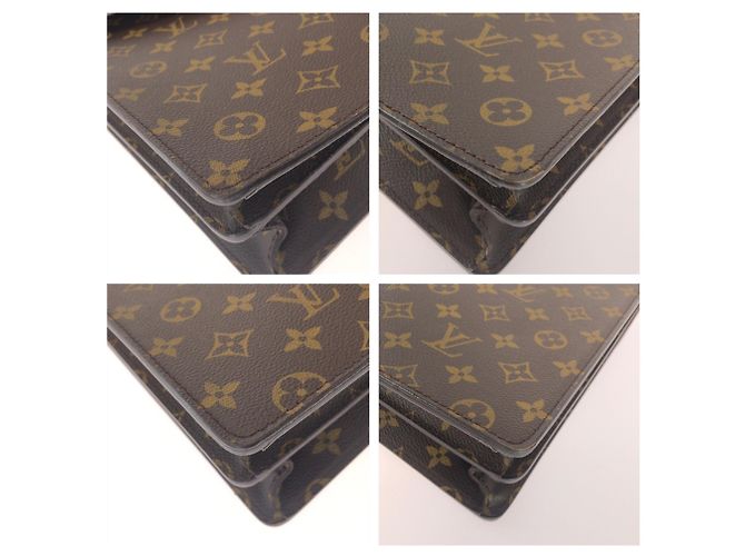 Borsetta Louis Vuitton Monogram Marrone Monogramma - vista 3