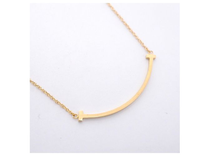 Autre Marque Collana Tiffany & Co. T Smile Small in Oro Giallo 18K - vista 2